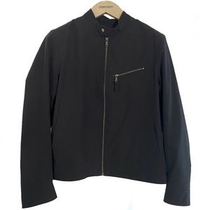 BR - Black Zip Minimalistic Tech Jacket - M